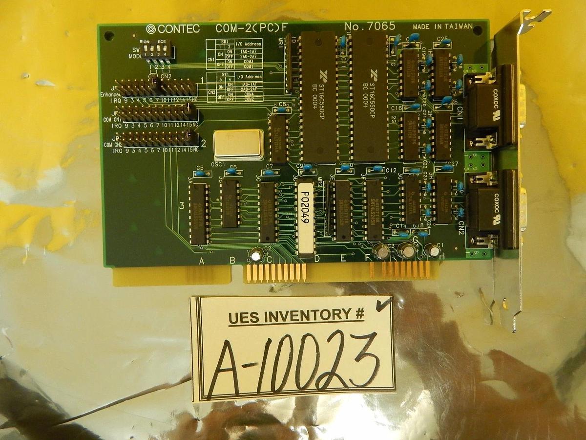 Used Contec COM-2(PC)F Communication Board PCB Card 7065 Used Working