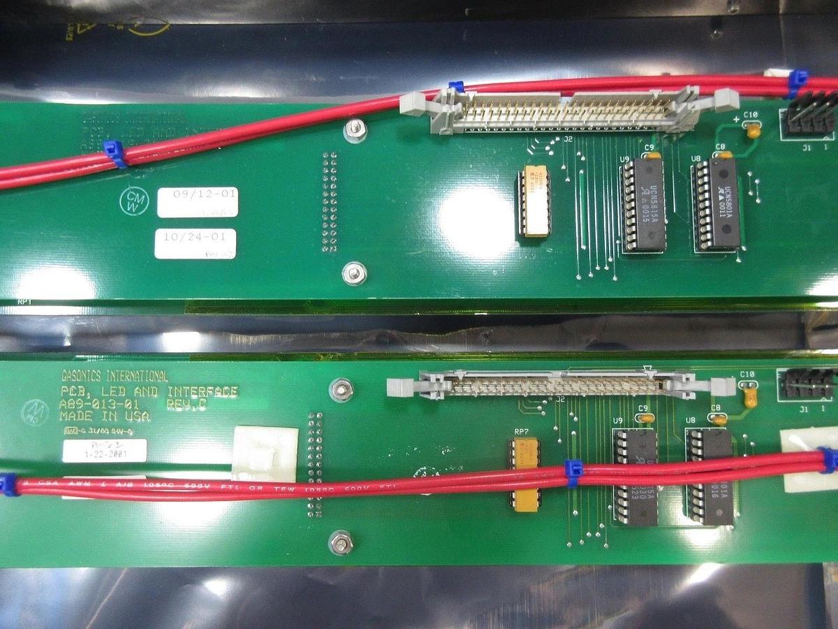 Used GaSonics A89-013-01 Control Panel PCB LED & Interface PCA G0-2670 Lot of 4 Used