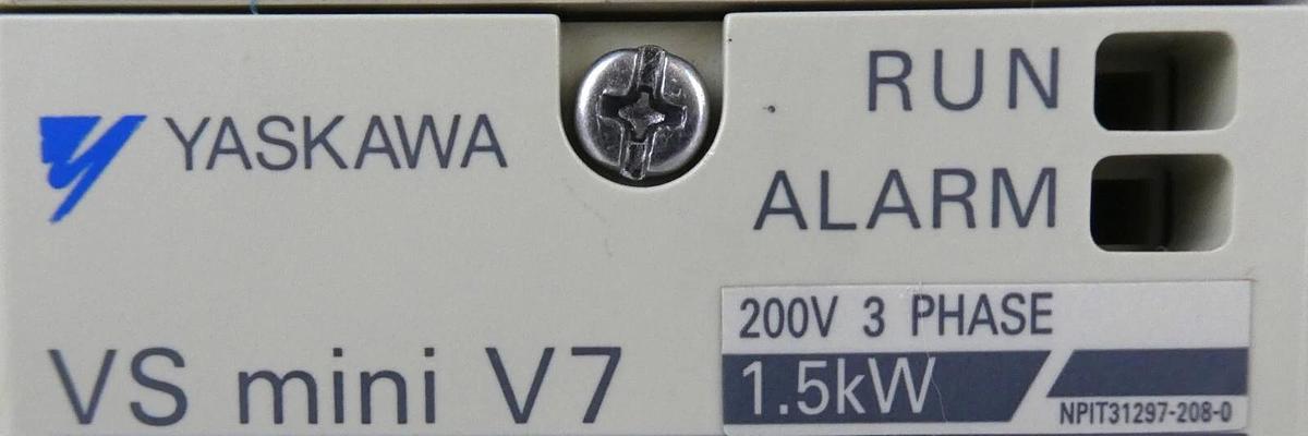 Used Yaskawa Electric CIMR-V7AA21P5 Inverter Drive VS Mini V7 Lot of 2 Working