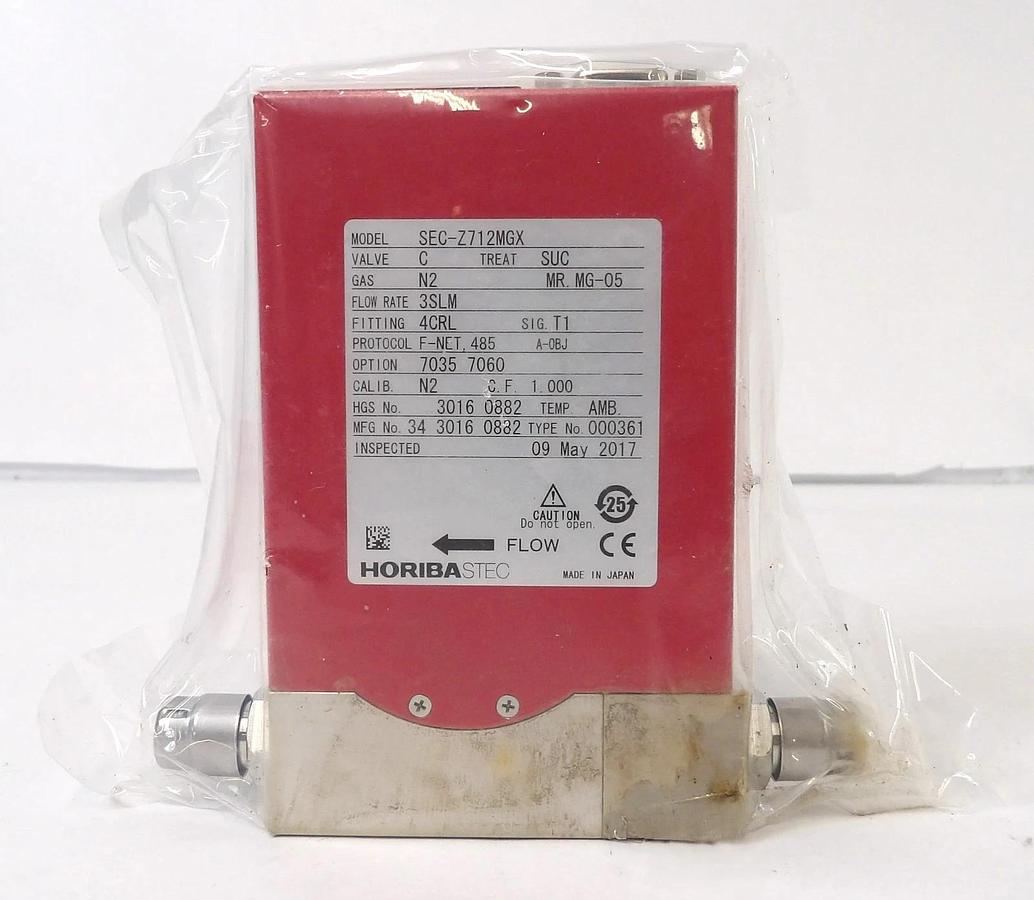 Used Horiba SEC-Z712MGX Mass Flow Controller MFC STEC Z700 3.5 SLM Ar New