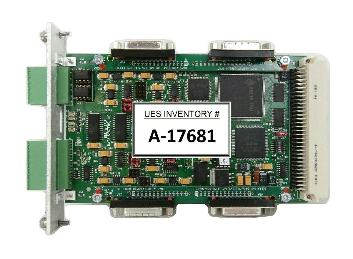 Used Delta Tau 603438-106 4096 UMAC Interpolator PCB Card ACC-51E Working Spare
