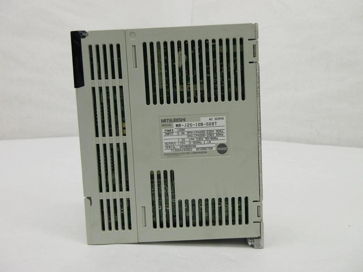 Used Mitsubishi MR-J2S-10B-S087 AC Servo Driver PLC MELSERVO Used Working