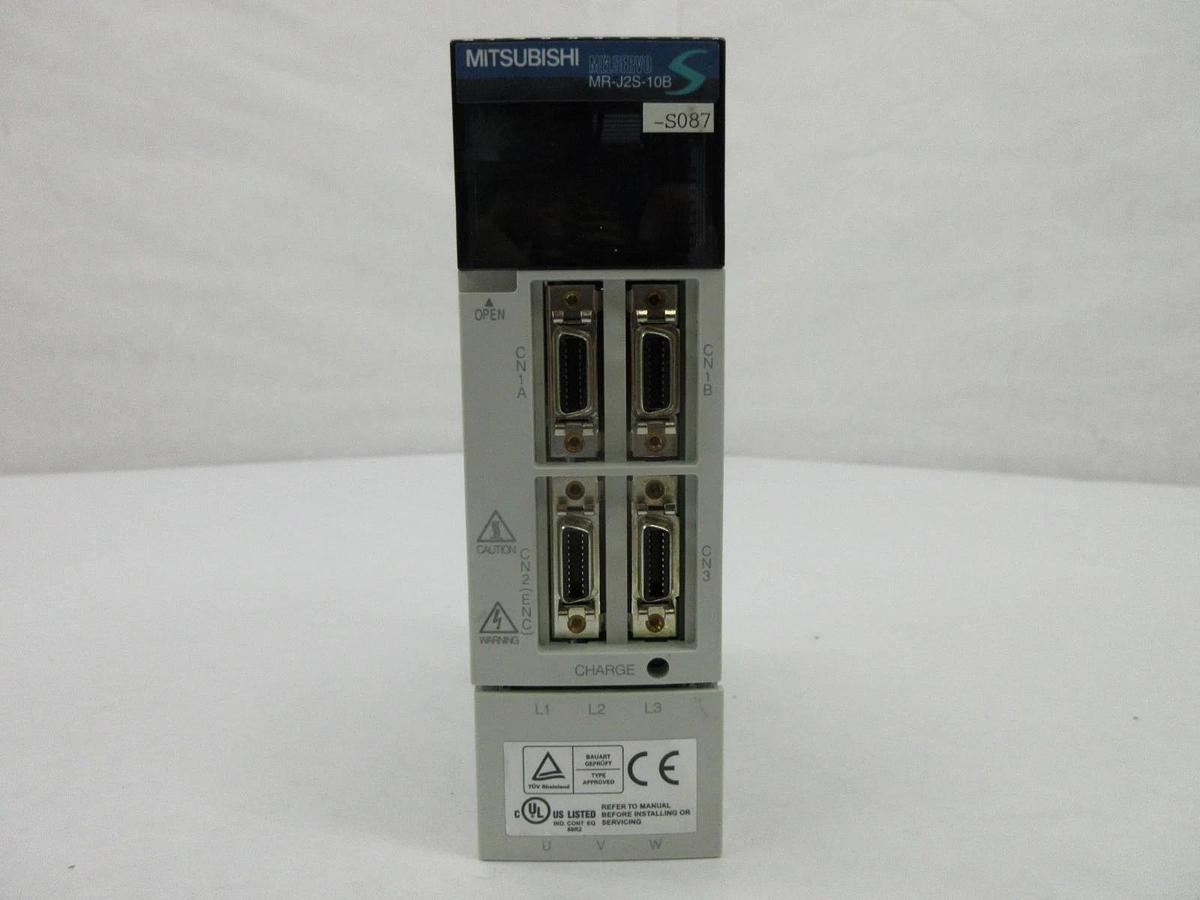 Used Mitsubishi MR-J2S-10B-S087 AC Servo Driver PLC MELSERVO Used Working