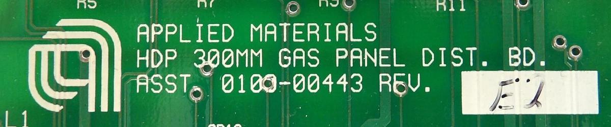 Used AMAT Applied Materials 0100-00443 HDP 300MM Gas Panel Distribution PCB Working