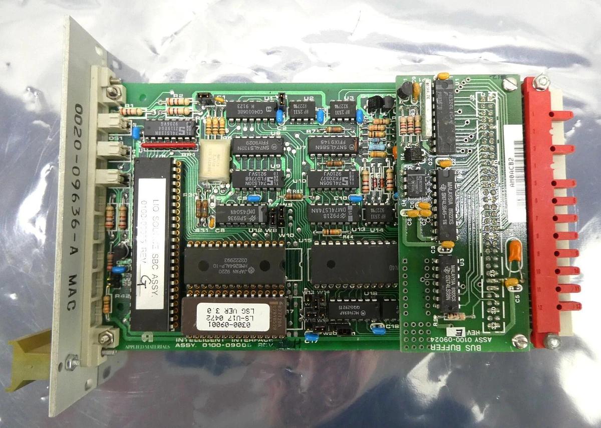 Used AMAT Applied Materials 0100-09006 Liquid Source SBC Assembly PCB Working Spare