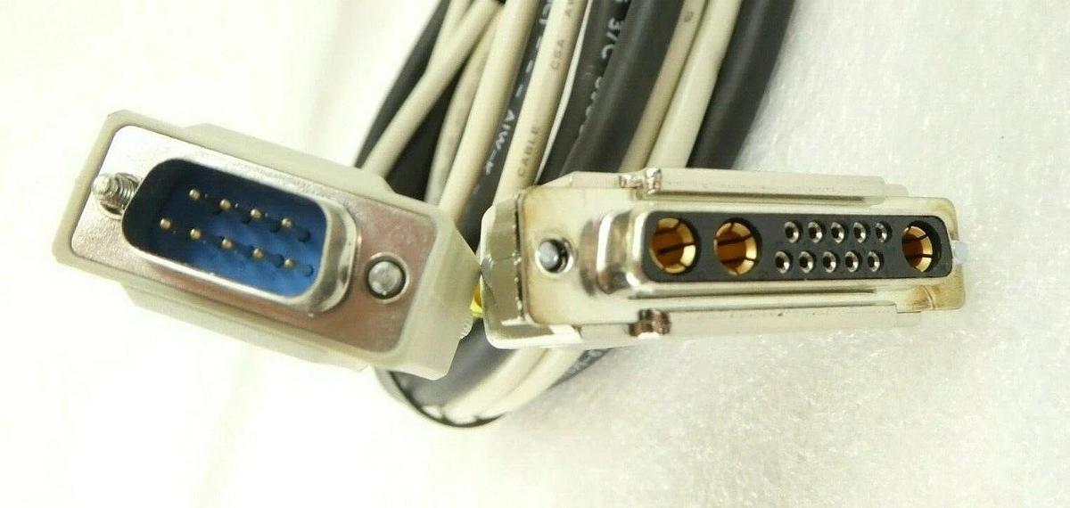 Used Brooks 002-8538-04 Prealigner Interface Cable Set of 2 KLA-Tencor eS31 Working