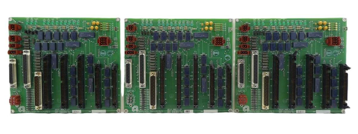 Used AMAT Applied Materials 0100-01652 300mm AP Gas Panel Distribution PCB Lot of 3