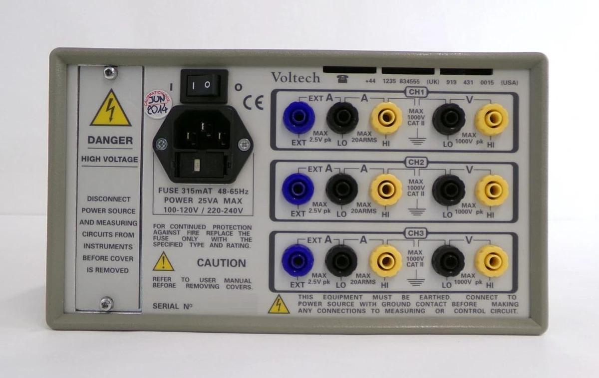 Used Voltech PM300 Three Phase Power Analyzer Reseller Lot of 2 Untested Surplus