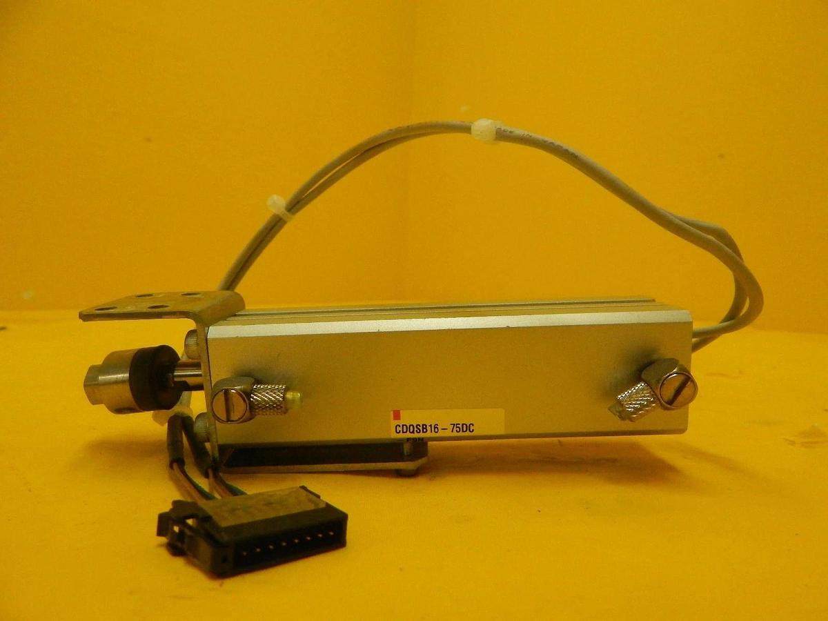 Used SMC CDQSB16-75DC Pneumatic Air Cylinder JB16-4-070 Lot of 8 Used Working