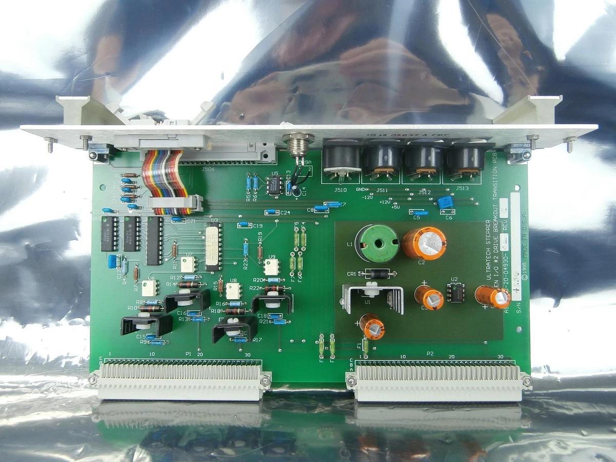 Used Ultratech Stepper 03-20-04930-02 GEN I/O #2 Drive Breakout Transition PCB Card