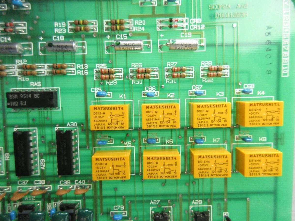 Used Kokusai Electric D1E01223B Communication PCB Card SCOM2A Working Spare