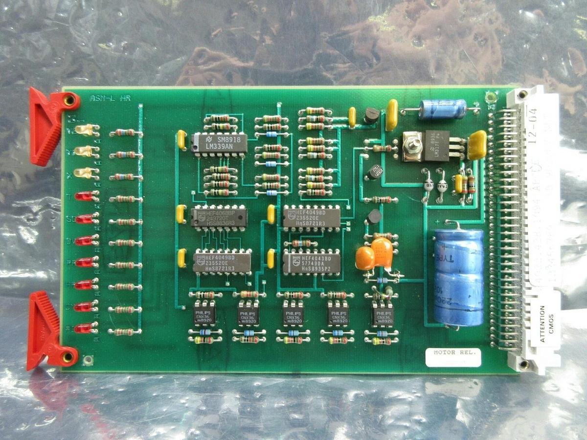 Used ASML 4022.428.10940 Motor Relais PCB Card 4022.428.1094 PAS 5000/2500 Used
