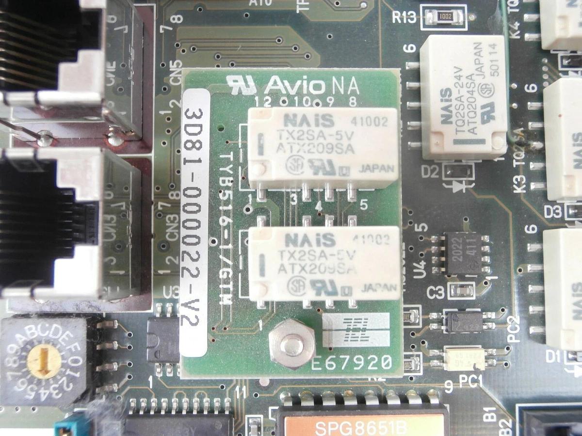 Used TEL Tokyo Electron 3D81-000103-V1 Backplane PCB TYB62E-1/RF Telius Working