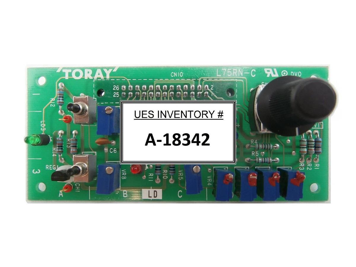 Used Toray 80N 3N306 Oxygen Analyzer Selection Board PCB L75RN-C Working Surplus