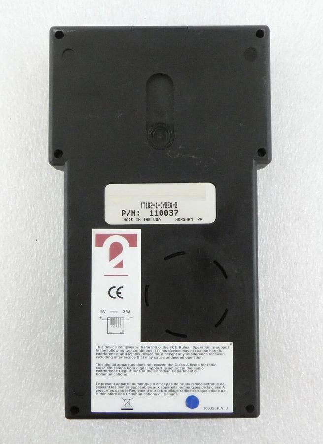 Used Cybeq System 110037 Robot Automation Teach Pendant TT1R2-1-CYBEQ-B Working