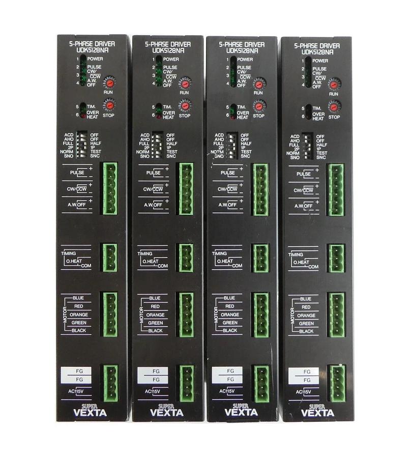 Used Oriental Motor UDK5128NA 5-Phase Driver Super VEXTA Lot of 4 Working