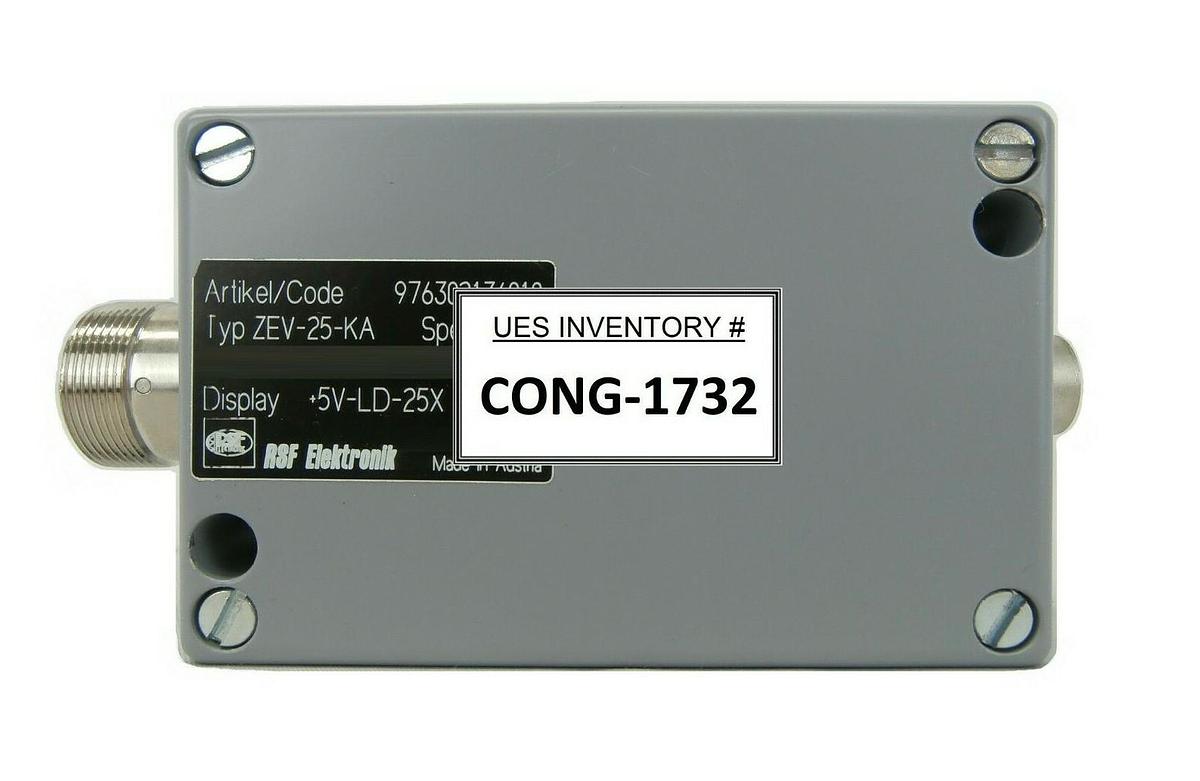 Used RSF Elektronik 976302136010 Converter ZEV-25-KA +5V-LD-25X Working Spare