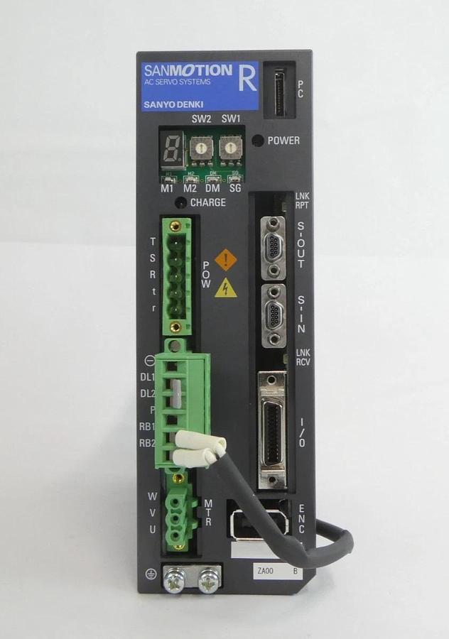 Used Sanyo Denki RS21L03AZA00A01 Servo Drive SANMOTION R Reseller Lot of 2 Working
