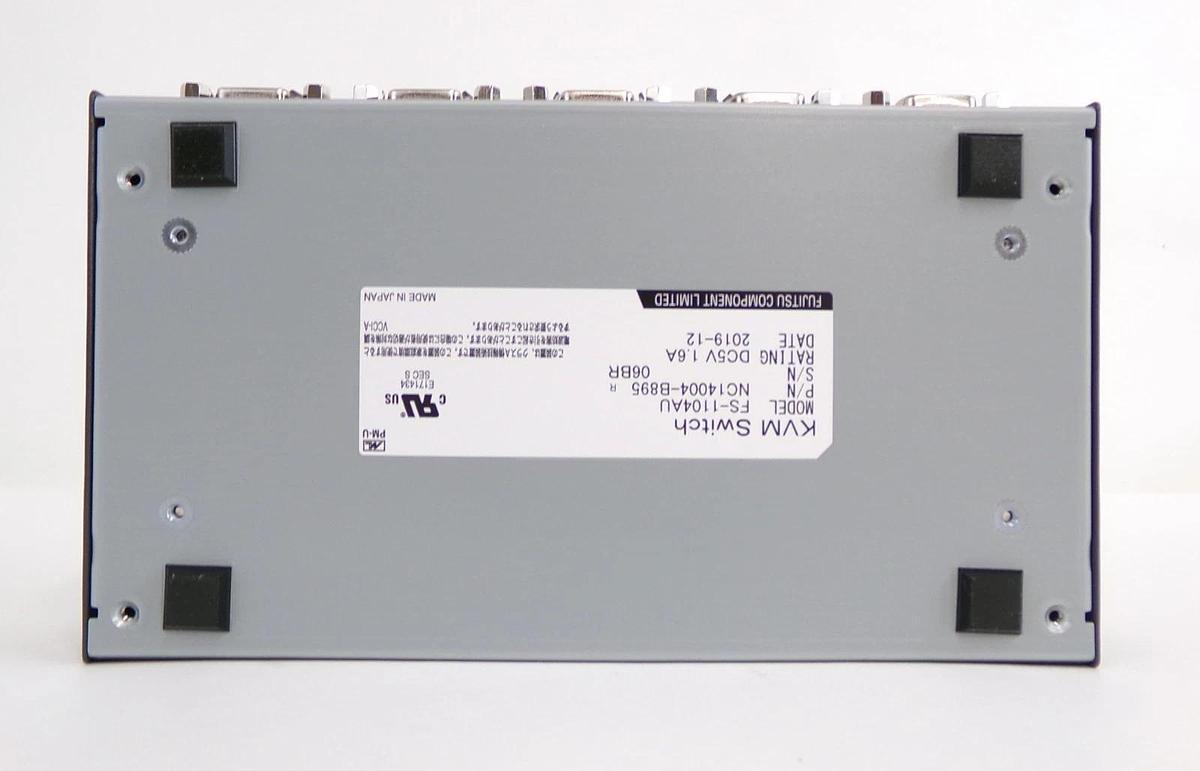 Fujitsu NC14004-B895 SERVIS 4-Port KVM Switch FS-1104AU New Surplus