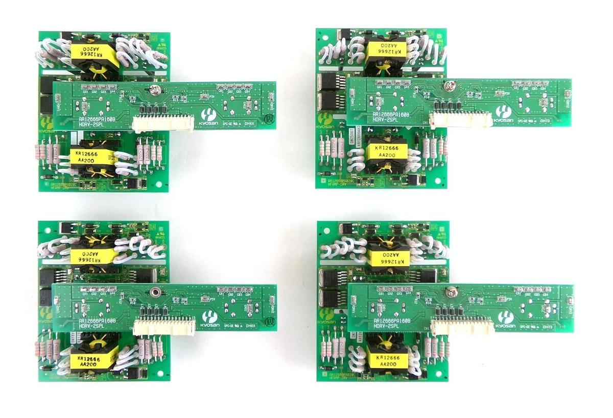 Used Kyosan Electric AR12666PA020C PCB HFAMP-DRV w/ AR12666PA160B HDRV-25PL Lot of 4