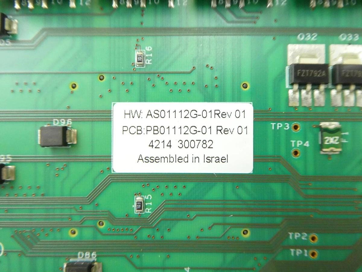Used MKS Instruments AS01112G-01 Tahoe HVM PVD CIOC Interlock PCB Working Surplus