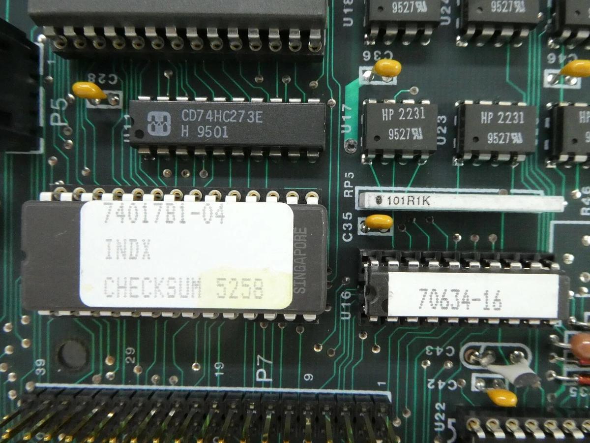 Used SVG Silicon Valley Group 80166FE-01 INDX Station CPU BD PCB Card 90s DUV Working