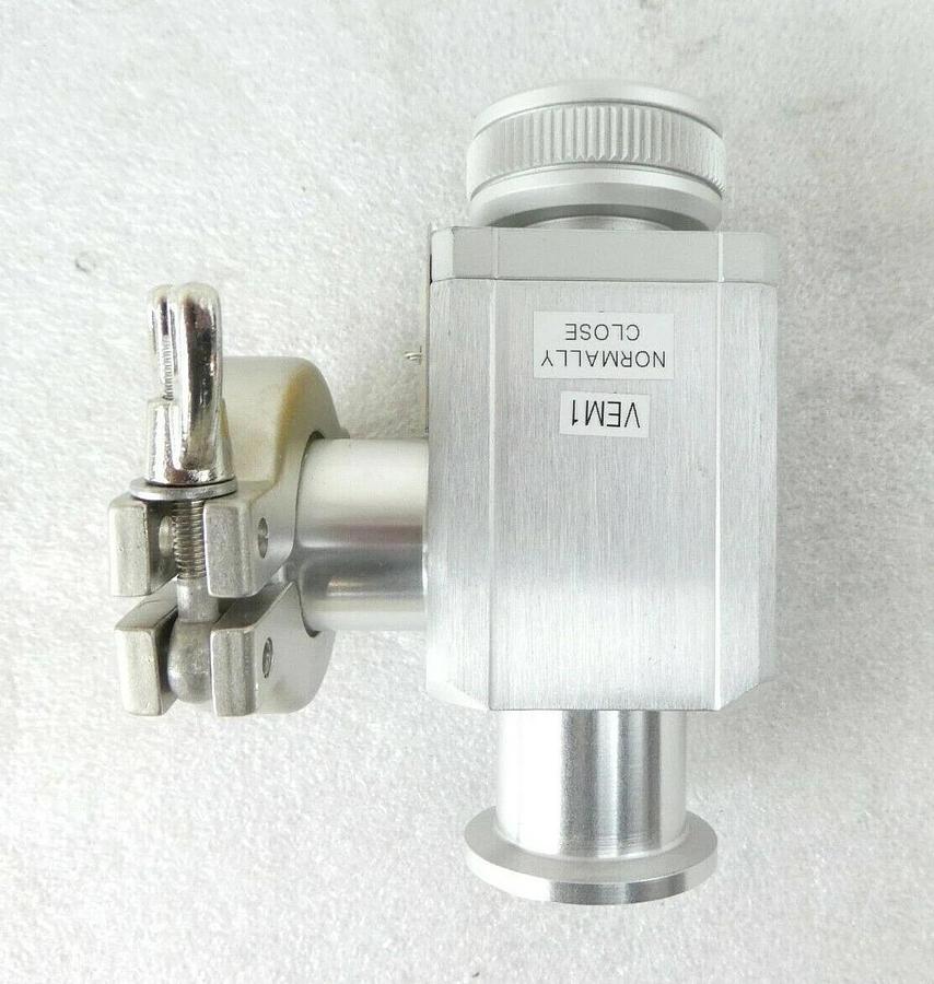 Used SMC XLH-25 High Vacuum Angle Valve Lot of 2 TEL Tokyo Electron Trias Working
