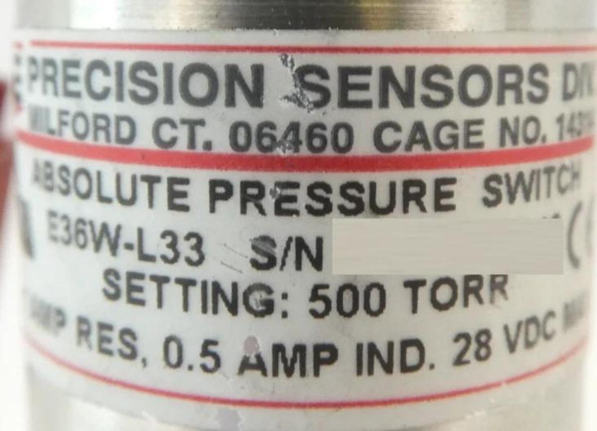 Used UE Precision Sensors E36W-L33 Absolute Pressure Switch Lot of 12 Working Surplus
