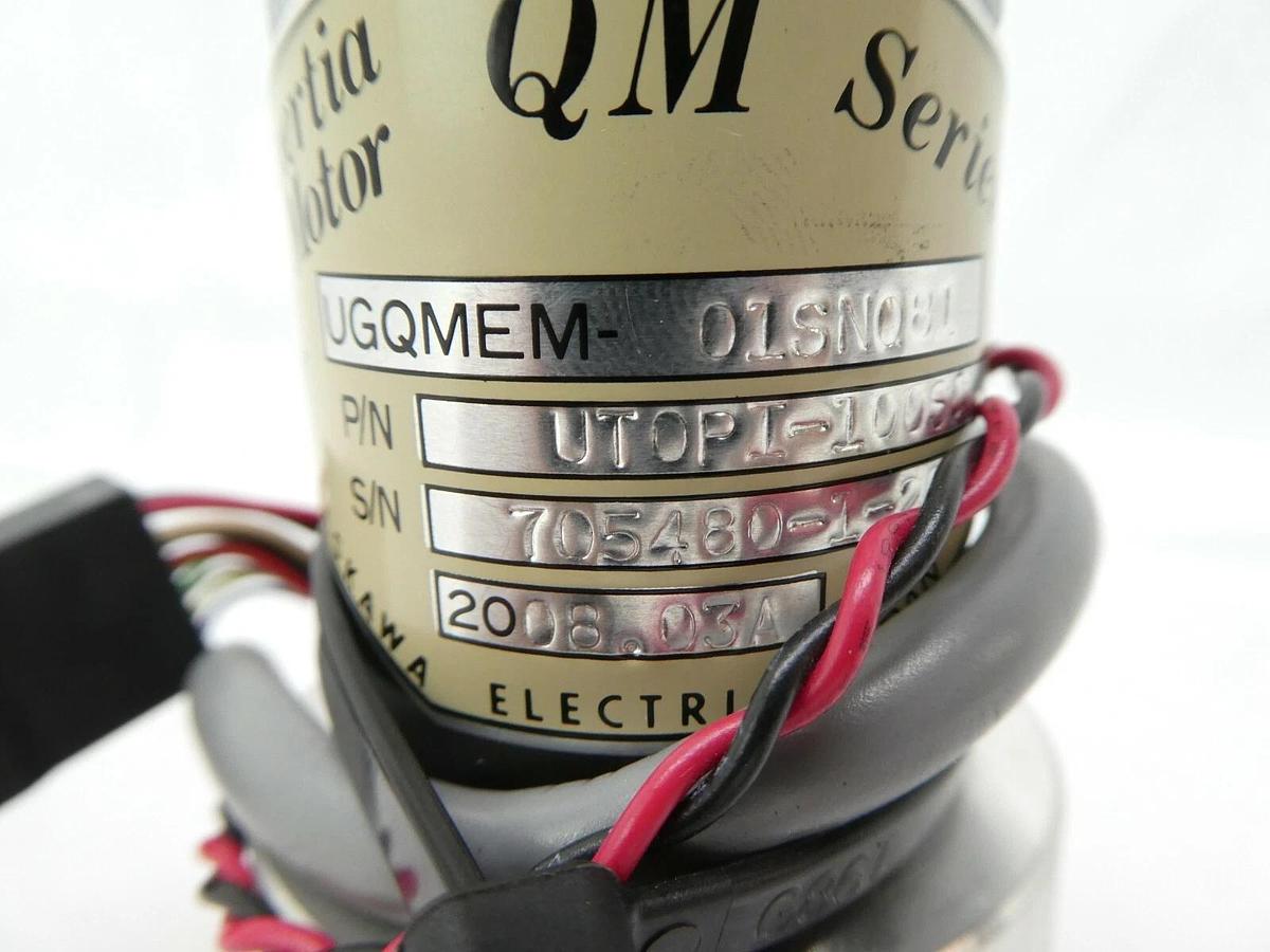 Used Yaskawa UTOPI-100SC Servo Motor QM Series UGQMEM-01SNQ81 Nikon NSR Working