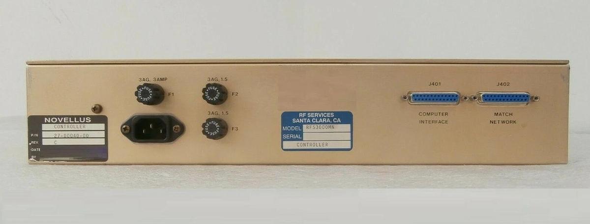 Used RF Services RFS3000MN RF Matching Network Controller Novellus 27-00040-00 Spare