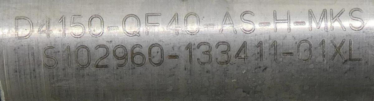 Used MKS Instruments D4150-QF40-AS-H-MKS Ball Valve S102960-133411-01XL Working