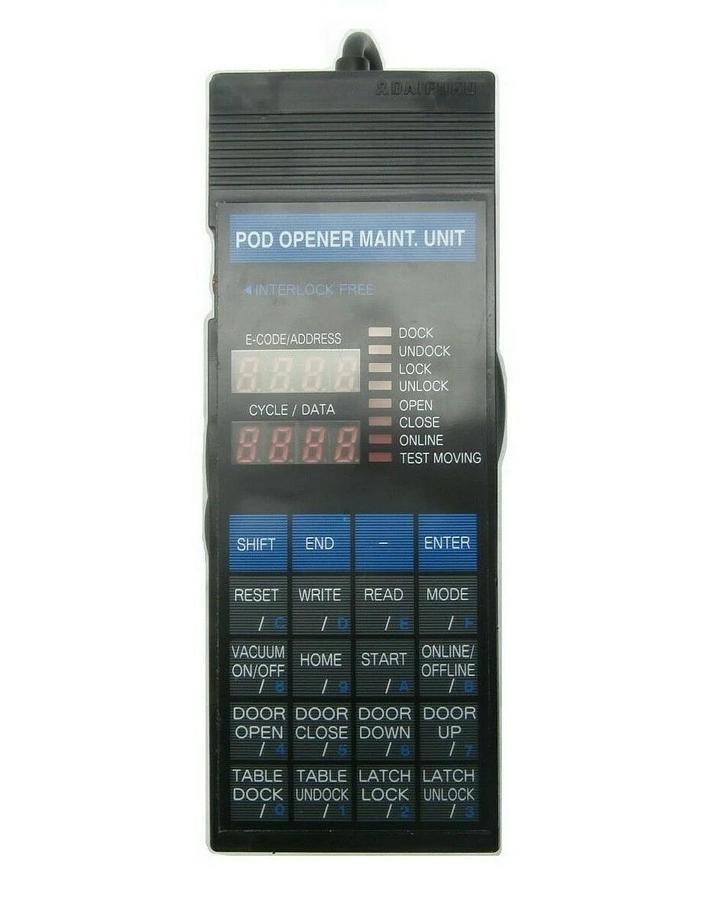 Used Daifuku Pod Opener Maintenance Unit Teach Pendant Working Spare