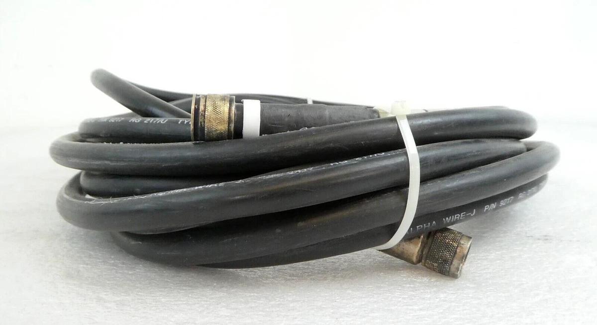 Used AMAT Applied Materials 0226-31917 RF Coaxial Cable 30 Foot Working Surplus
