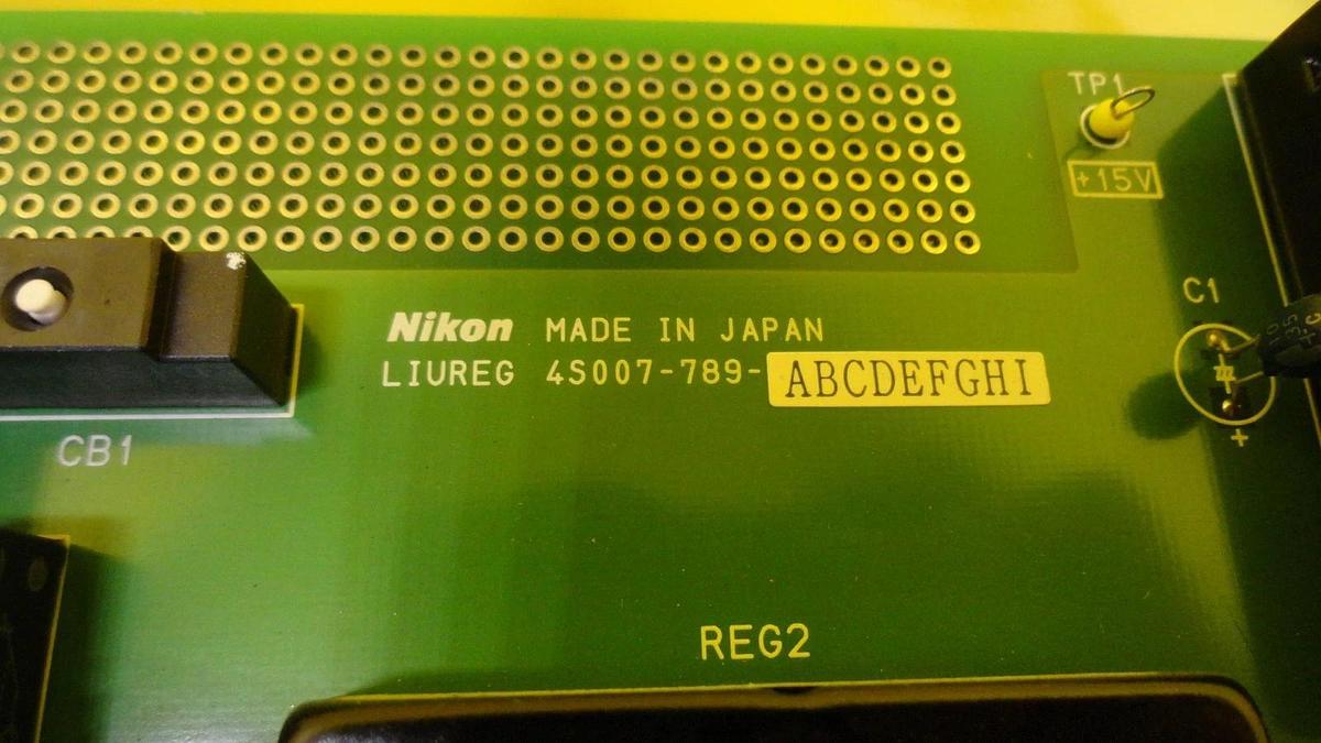 Used Nikon 4S007-789 DC-DC Converter Board PCB LIUREG NSR System Used Working