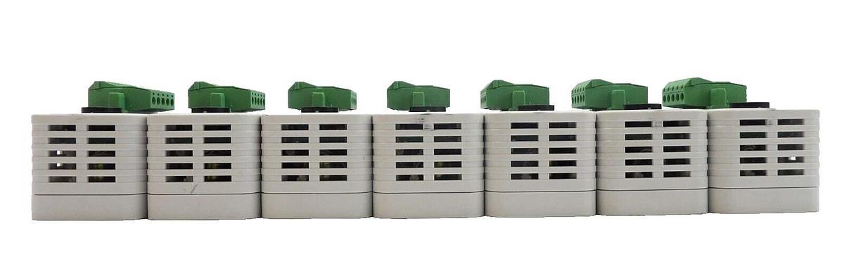 Used Keyence N-R4 Communication Sensor Amplifier Reseller Lot of 7 Working Surplus