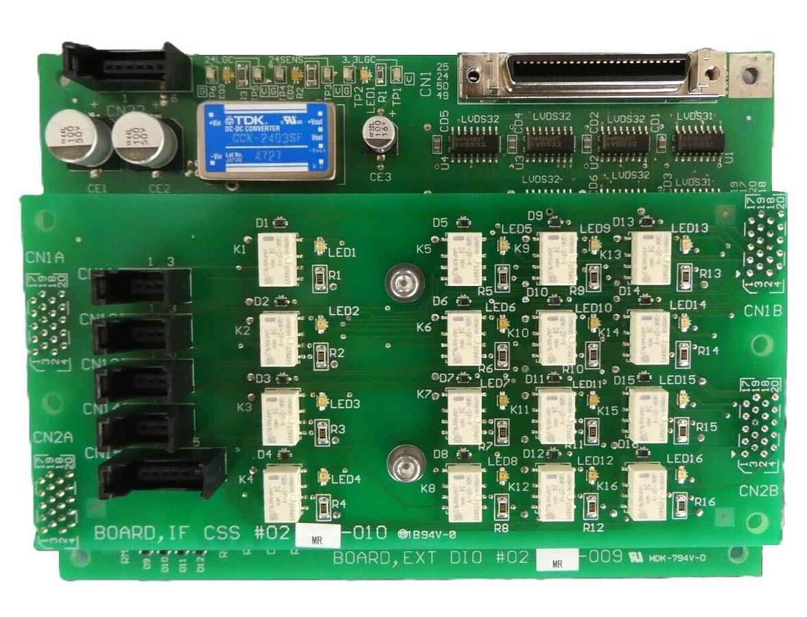 Used TEL Tokyo Electron EXT DIO #02 PCB Board MR-009 Lithius Working Surplus