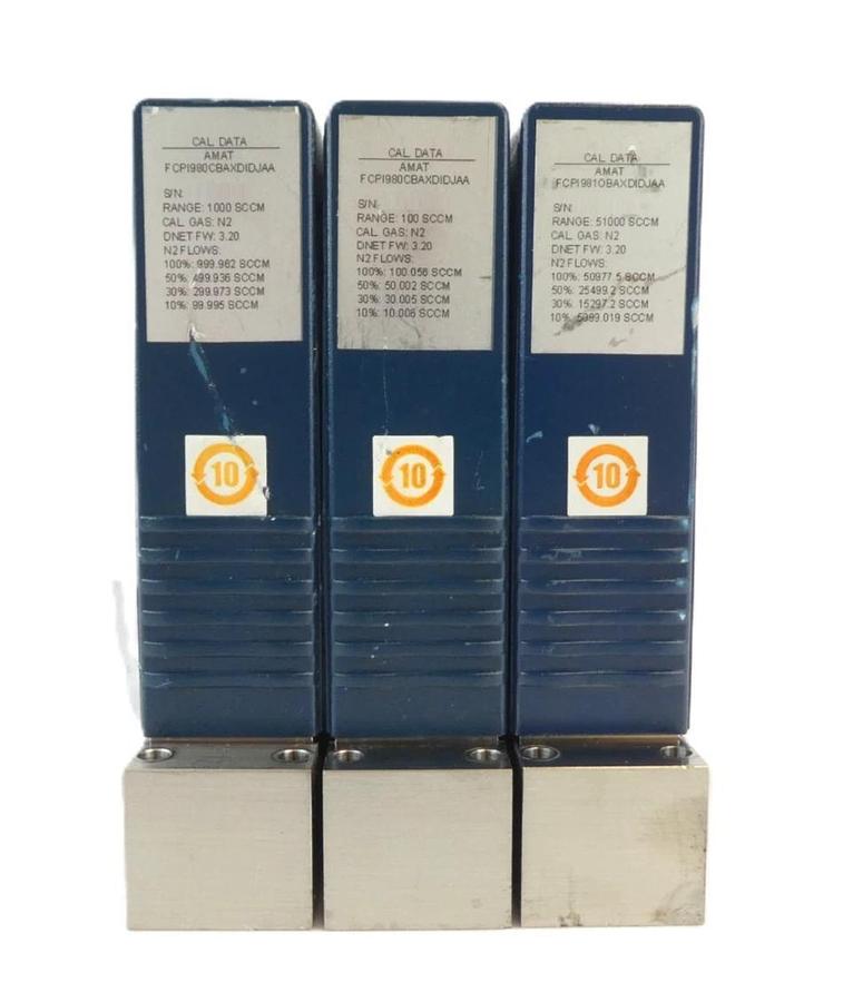 Used Aera PI-98 Mass Flow Controller MFC Reseller Lot of 9 Working Surplus