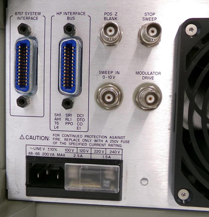 Used HP Hewlett-Packard 8757D 110GHz Scalar Network Analyzer Agilent Spare Surplus