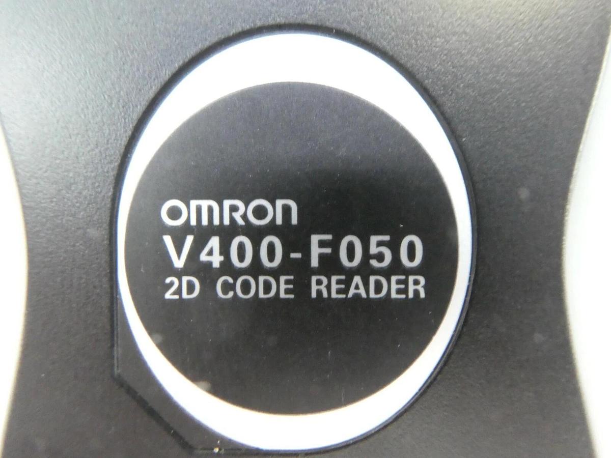 Used Omron V400-F050 2D Code Reader C-Mount with 25mm TV Lens Nikon NSR-610C Working