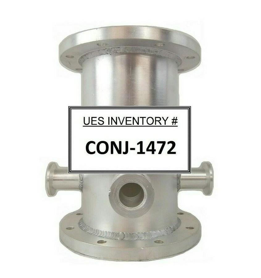 Used Novellus Systems 16-00037-02 3-Port NW25 Vacuum Nipple Fitting Cleaned Surplus