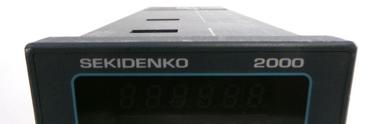 Used Sekidenko 950-4006-03 3-Channel Optical Fiber Thermometer 2000 Working