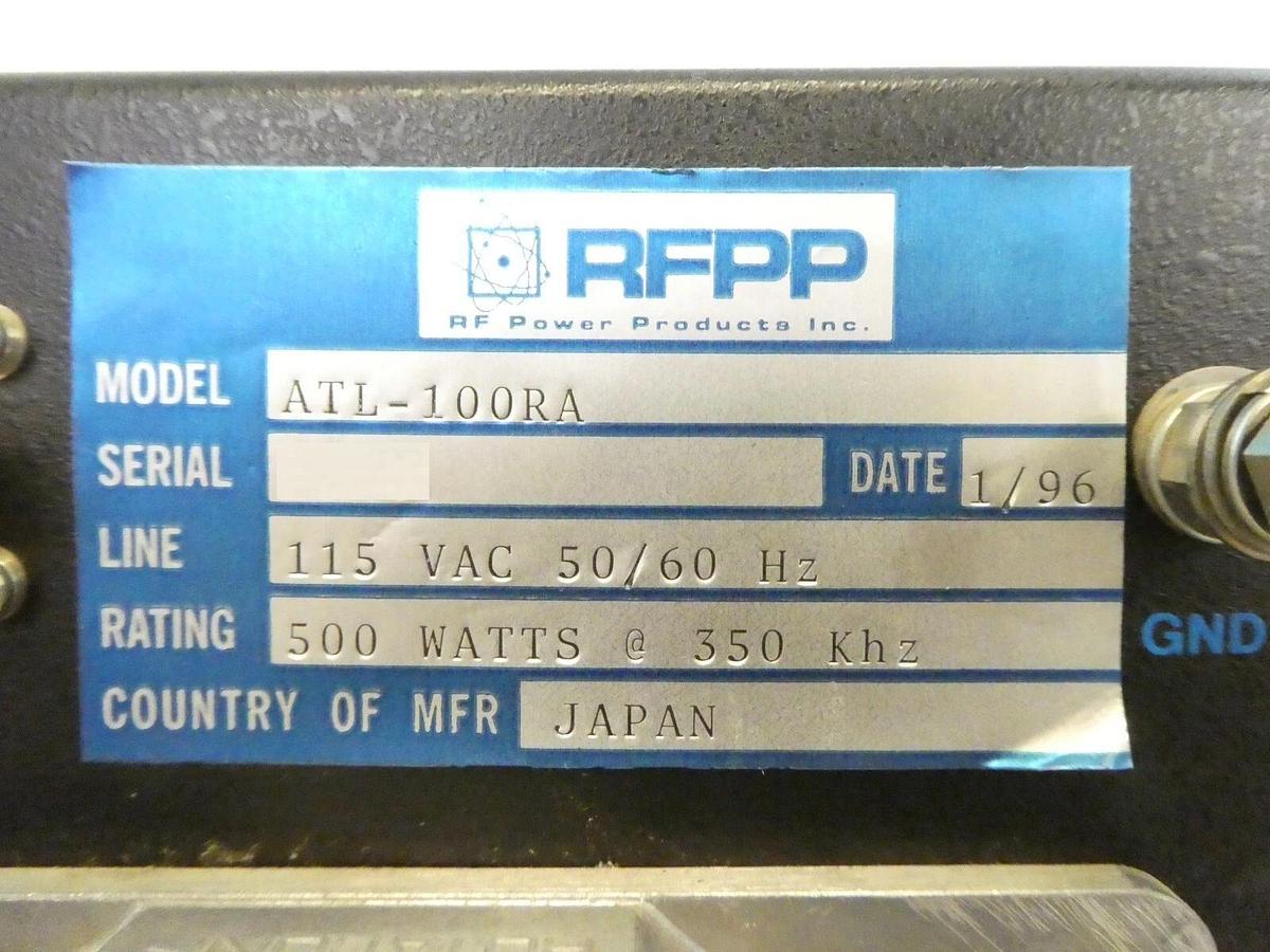 Used Astech ATL-100RA RF Matching Network RFPP AMAT 1110-01006 0900-01053 Refurbished