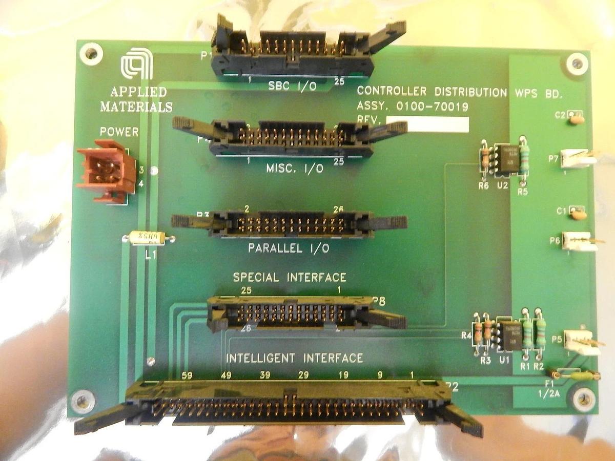Used AMAT Applied Materials 0100-70019 Controller Distribution WPS PCB P5000 Used
