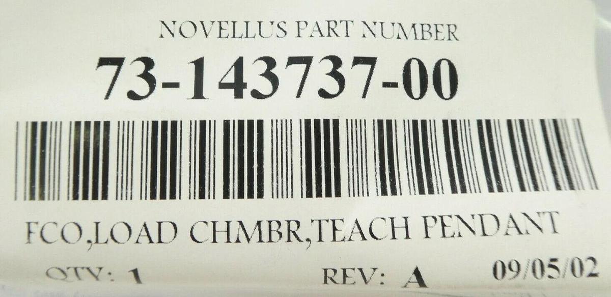 Used Novellus 05-143738-00 Load Chamber Teach Pendant Kit 8020EKR2-1 73-143737-00 New