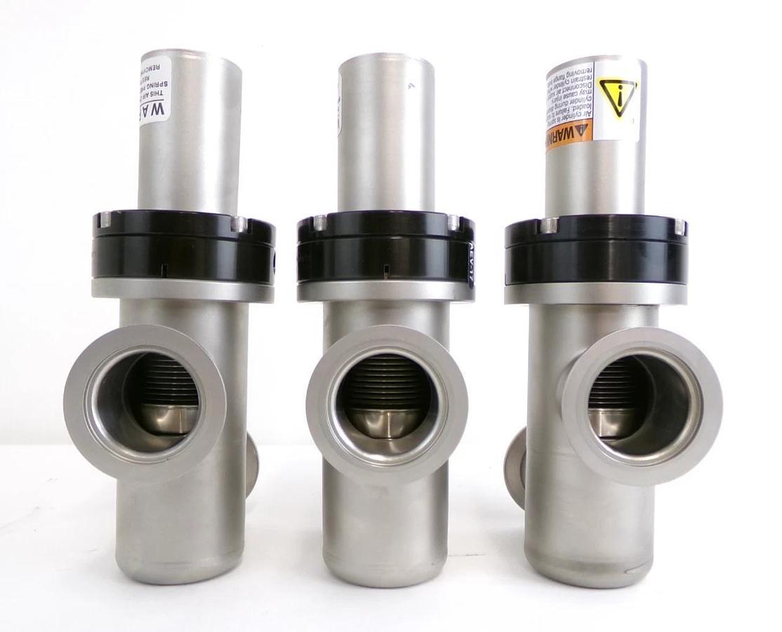 Used Nor-Cal Products 3870-01244 Angle Valve AMAT Reseller Lot of 3 Working