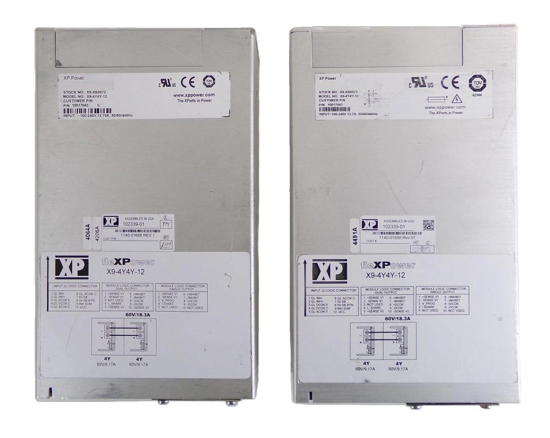 Used XP Power X9-4Y4Y-12 Power Supply Power Supply fleXPower Lot of 2 Working