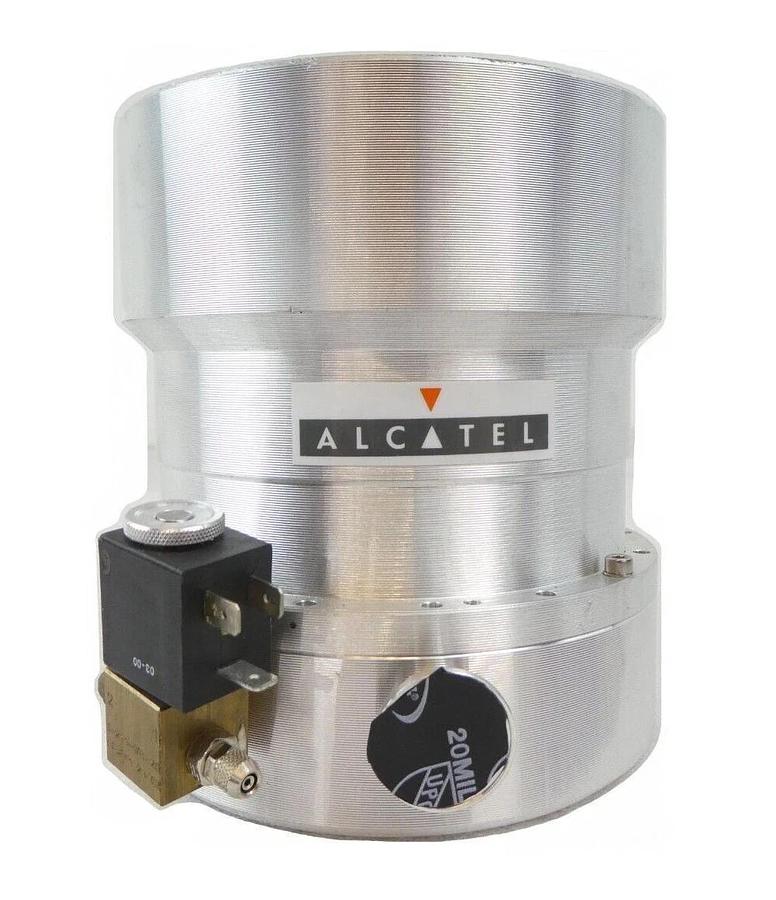 Used Alcatel Adixen PTM5154 Turbomolecular Pump ASM Turbo with Cables Working