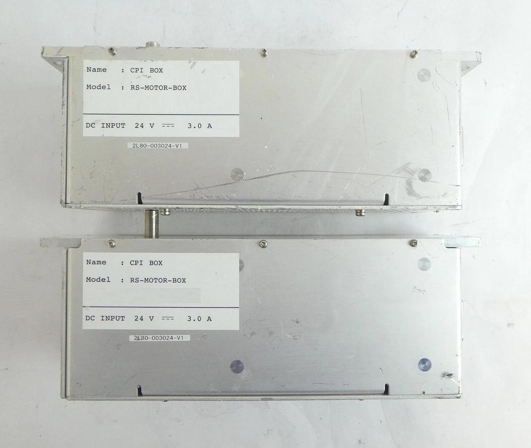 Used TEL Tokyo Electron 2L80-003024-V1 CPI Box RS-MOTOR-BOX Lot of 4 Working