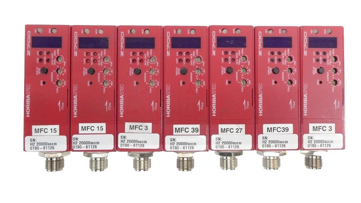 Used Horiba STEC SEC-Z724AGX Mass Flow Controller MFC Z700 Reseller Lot of 7 Working