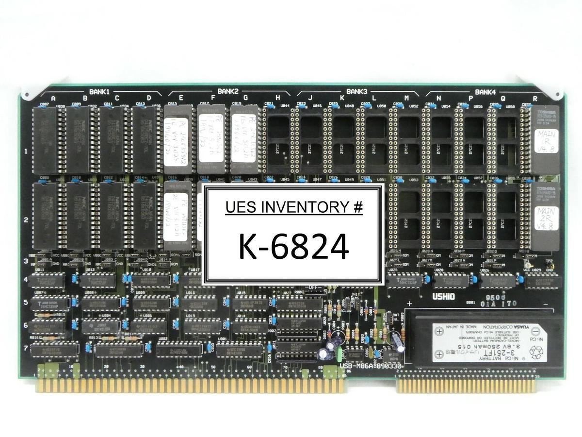 Used Ushio 890330 USB-M86A PCB Card A102 9150 90S DUV Lithography Working Spare